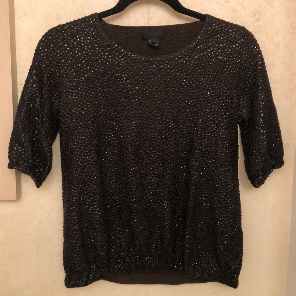 J. Crew Collection sequin sweater